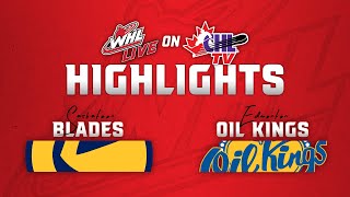 Saskatoon Blades at Edmonton Oil Kings 10/17 | WHL Highlights 2024-25