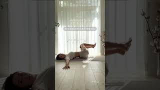 【腰肉落とすヨガトレ】lose your lower back fat #tsukiyoga #absworkout