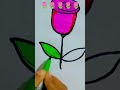 tulips drawing shorts ytshorts ytviral trending stepbystepcoloring @farjanadrawingacademy