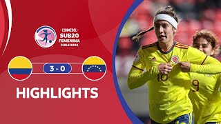 CONMEBOL Sub20 FEM 2022 | Colombia 3-0 Venezuela | HIGHLIGHTS