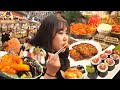 Mukbang | di Pasar Gwanjang Seoul 😋 Tteokbokki, Odeng, Mukbang Pasar Korea🍱🍣