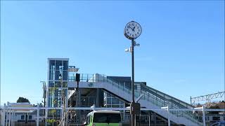 竜田駅 東口ロータリー時計台(Panasonic)