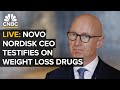 Novo Nordisk CEO Lars Jorgensen testifies before Senate on weight loss drugs pricing — 9/24/24