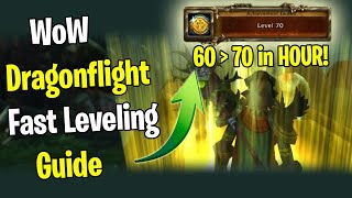 Dragonflight - Fastest way to level! From 1 to 70 level! EASY AND FAST Dragonflight Leveling Guide !