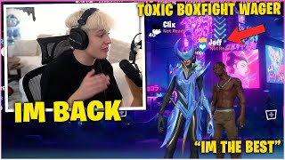 CLIX Returns To BOXFIGHT Wager \u0026 Shuts Up TOXIC Asian Jeff! (Fortnite Moments)