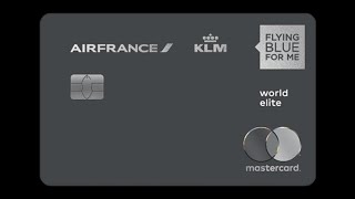 A closer look at the new Air France KLM Flying Blue World Elite Mastercard