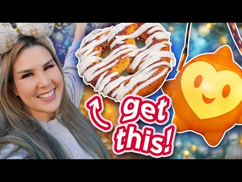 Eating TONS of NEW FOOD & BEST Holiday Churro! Cutest Wish Merch Disneyland Vlog 2023