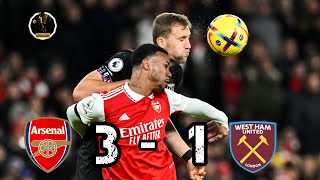 Arsenal 3-1 West ham | All goals highlights 🔴⚽️