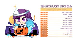 【Halloween Special Event Part 2】 13HR Horror Game Collab Relay!