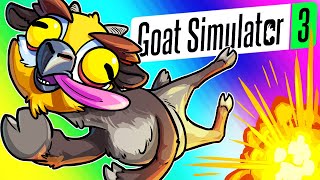 Goat Simulator 3 - Corpse Launching, The Floor is Lava and Demo Derby!
