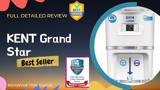 🔥 KENT Grand Star RO+UV+UF TDS Control Water Purifier 9 L | kent grand star water purifier review |