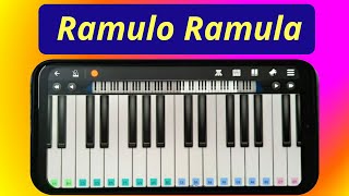 Ramuloo Ramulaa Piano Cover|| keyboard tutorials|| Ala Vaikuntapuramlo||Allu Arjun||telugu songs
