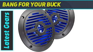 Magnadyne WR4B-LED 5 Inch Water Resistant Speakers with Blue LED Lights - Best for RVs?