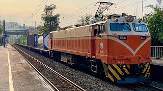 超短行駛距離的區間車-1215次基隆→七堵／貨櫃列／柴電機車／暖暖站