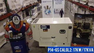 SAP14-6S: FG Wilson P14-6S Diesel Generator Set (Sound Attenuated CALGL2 Enclosure) Video Overview