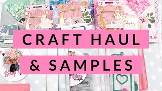 Huge Craft Haul with Samples! New from Scrapdiva!