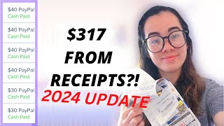 HOW I MADE $317 FROM SCANNING RECEIPTS | Top 3 Receipt Apps to Make Money (2024 UPDATE)