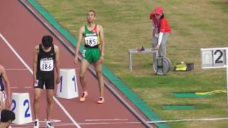 ホクレンディスタンス2019士別大会、男子800ｍB、田中匠瑛選手が1:50.96で1位