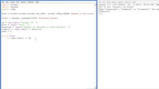 How to send packets with Python Socket Module