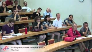 Mark Sapir: On subgroups of the R. Thompson group F