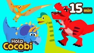 🦖Tiranosaurio Rex y Más🦖Compilación | Dinosaurios Canciones para Niños | Hola Cocobi