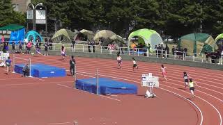 女子共通4×100mR_準決勝3組_2019年度第48回春季札幌中学陸上20190519