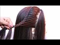 simply easy hairstyle - quick & easy hairstyle for festival | open hairstyle