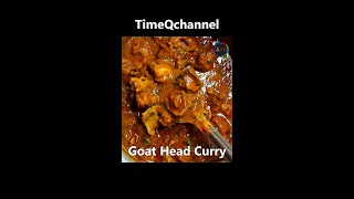 #Short Goat Head Curry || మాంసాహార ప్రియుల కోసం రుచిగా మేక తలకాయ మాంసం కూర