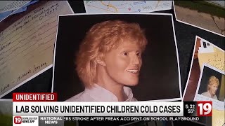 DNA lab aims to solve more than 500 cold cases of unidentified children nationwide