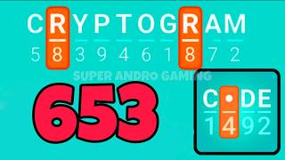 CRYPTOGRAM 653