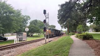 Csx M583 flying through Waxhaw NC with Csx 3226 leading