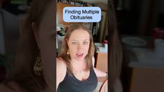 Finding Multiple Obituaries Formidable Genealogy