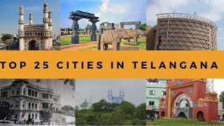 Top 25  Cities In Telangana | Telangana Top Big 25 Cities By Population