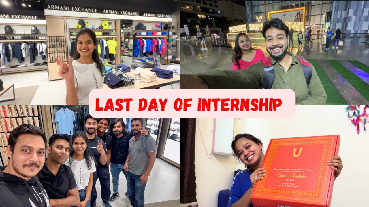 The Last Day Of Internshipрџґірџґі Youtube