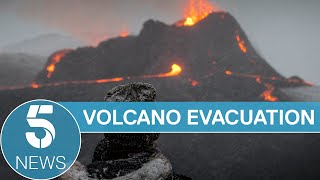 Iceland Volcano: Hikers evacuated as lava erupts from new fissure near Fagradalsfjall | 5 News