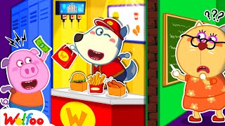 I Built a Secret McDonald's At School! - Wolfoo Fun Playtime for Kids | Wolfoo C