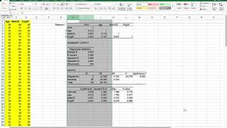 Stepwise Regression Using Excel