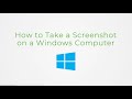 How to Take a Screenshot on a Windows Computer