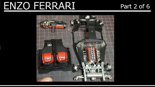 [Plastic model production] ENZO FERRARI # 2 Tamiya 1/24  　interior production