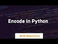 encode in python