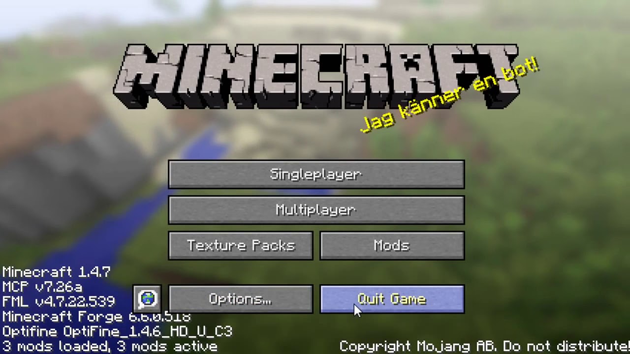 How To Install Mods Minecraft Youtube
