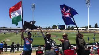 Cricket Fans India v NZ Bay Oval ODI 2019