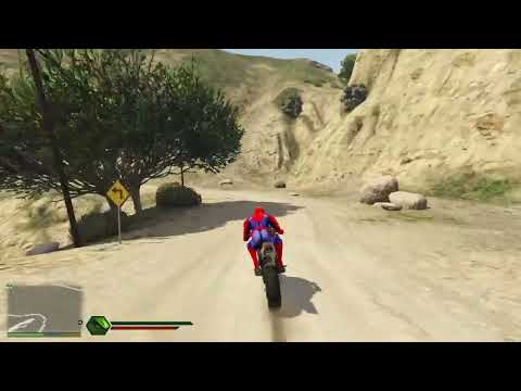 GTA 5 Spiderman Motorcycle Fails/Ragdolls (Euphoria Physics, Jumps ...