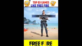 Top 03 games like free fire #shorts
