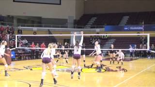Calvin College volleyball highlights