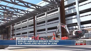 Eppley Airfield breaks record for travelers in June