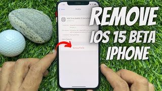 How to Remove iOS 15 Beta Profile from iPhone (2022)