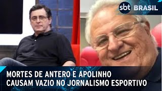 Antero e Apolinho: as lendas do jornalismo esportivo que nos deixaram | SBT Brasil (16/05/24)