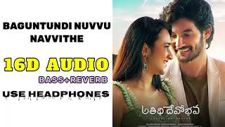 BAGUNTUNDI NUVVU NAVVITHE TELUGU 16D AUDIO ||TELUGU 8D SONGS||8D SONGS TELUGU||TELUGU 16D AUDIOS