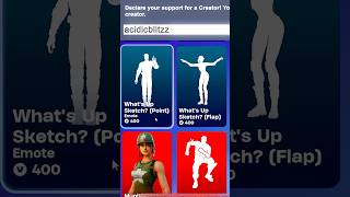 WHAT’S UP SKETCH EMOTES IN FORTNITE #fortniteshorts